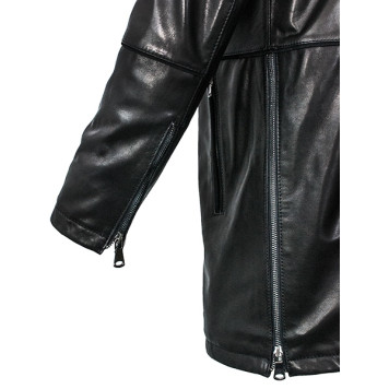 Men`s Demi-Season Lambskin Leather Jacket MK/17-35K Vegital-2