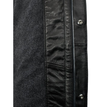 Men`s Demi-Season Lambskin Leather Jacket MK/17-37K Vegital-2