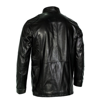 Men`s Demi-Season Leather Jacket MK/17-40K Vegital-1