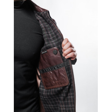 Emora MK/17-42K Men`s Classic Leather Jacket-4