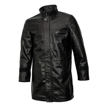 Men`s Demi-Season Lambskin Leather Jacket MK/17-45K Vegital