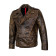 Elvis Homme Veste en cuir classique MK17-47K