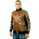 Men`s Demi-Season Leather Jacket MK/17-4K Maxsibas Vegital + Baron Oxford