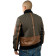 Men`s Demi-Season Leather Jacket MK/17-4K Maxsibas Vegital + Baron Oxford