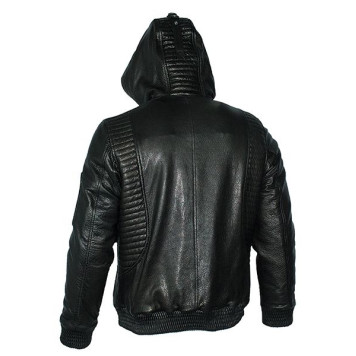 Men`s Leather Fur Jacket 71-66 Emora-1