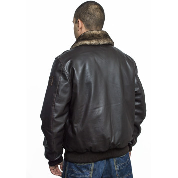 Men`s Leather Sheepskin Jacket 7162 Krispi-1