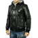 Baron 7166 Chaqueta de piel de cordero con forro de borreguillo para hombre