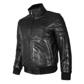 Men`s Premium Leather Sheepskin Jacket 7172 Natural
