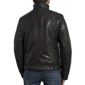 Men`s Leather Sheepskin Jacket 7177 Emora-1