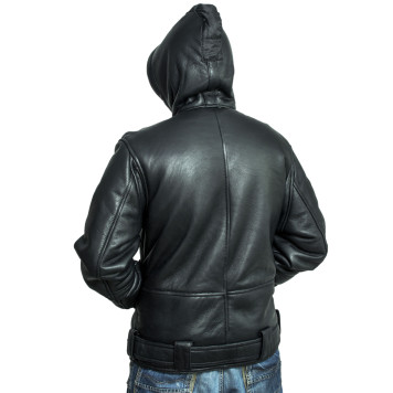 Men`s Premium Canadian Sheepskin Leather Jacket-1