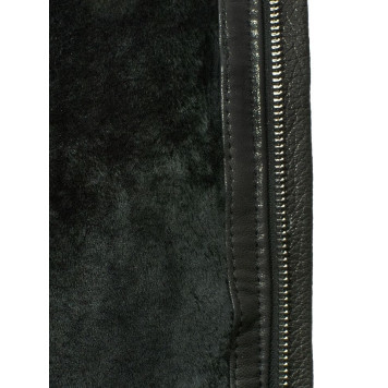 Men`s Leather Fur Jacket MK/17-15K Vitelino-3
