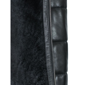 Men`s Premium Leather Sheepskin Jacket MK/17-17K Natural-2