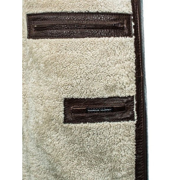 Men`s Leather Sheepskin Jacket MK/17-21K Jumbo-4