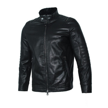 Men`s Leather Sheepskin Jacket MK/17-21K Jumbo-5