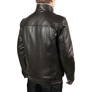 Men`s Leather Sheepskin Jacket MK/17-23K Jumbo-3