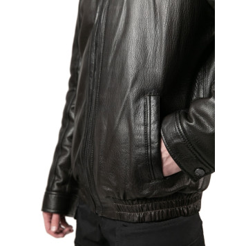 Men`s Leather Sheepskin Jacket MK/17-23K Jumbo-4