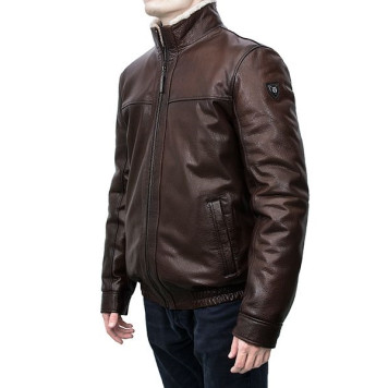 Men`s Leather Sheepskin Jacket MK/17-23K Jumbo-7