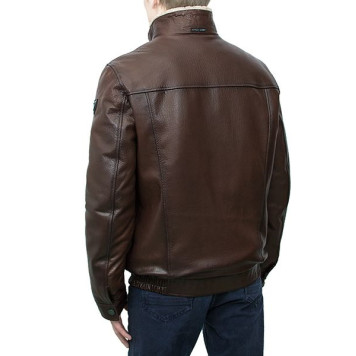 Men`s Leather Sheepskin Jacket MK/17-23K Jumbo-8