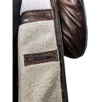 Men`s Leather Sheepskin Jacket MK/17-23K Jumbo-9