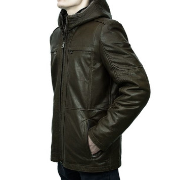 Men`s Leather Sheepskin Jacket MK/17-24K Jumbo-2