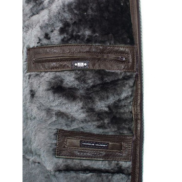 Men`s Leather Sheepskin Jacket MK/17-24K Jumbo-4