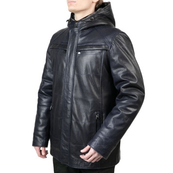 Men`s Leather Sheepskin Winter Jacket MK/17-27K Jumbo-1