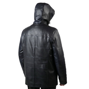 Men`s Leather Sheepskin Winter Jacket MK/17-27K Jumbo-2