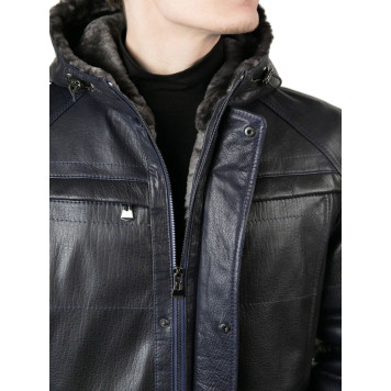 Men`s Leather Sheepskin Winter Jacket MK/17-27K Jumbo-3