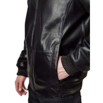 Men`s Leather Sheepskin Winter Jacket MK/17-29K Jumbo-3