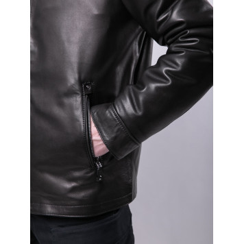 Men`s Leather Sheepskin Jacket MK/17-31K Vegital-5