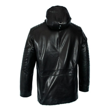 Men`s Leather Sheepskin Jacket MK/17-32K Vegital-1