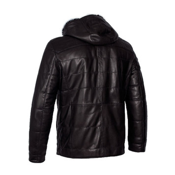 Men`s Leather Sheepskin Jacket MK/17-33K Vegital-1