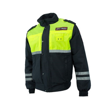 High-Visibility Quilted DPM Traffic Police Jacket