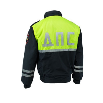 High-Visibility Quilted DPM Traffic Police Jacket-1