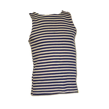 Svyatozar Interlock Striped Military-Style Shirt