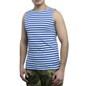 Striped Military-Style Tank Top