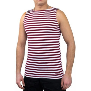 Striped Military-Style Tank Top-2