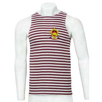 Internal Troops Striped Shirt with Fist Emblem