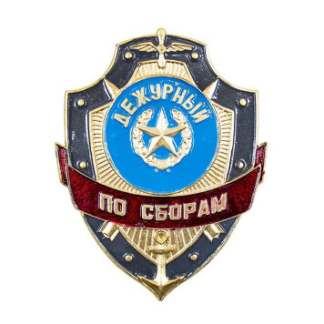 Duty Officer 3D-43 Badge