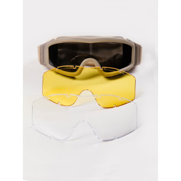 REVISION Tactical Goggles with 3 Lenses-5