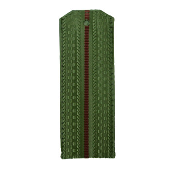 Crimson Braided Shoulder Boards for Shirt 1 with Crimson Stripe 6-NOV-4971