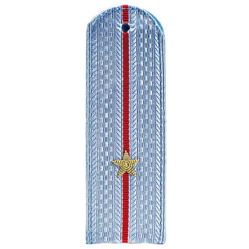 Brass MVD Shoulder Boards Junior Lieutenant without Border