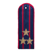 Colonel Rank Brass Shoulder Boards for MVD Dress Uniform