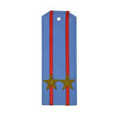 Lieutenant Colonel Brass Shoulder Boards for MVD Shirt