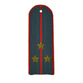 Senior Lieutenant Brass Shoulder Boards MVD Rank #9