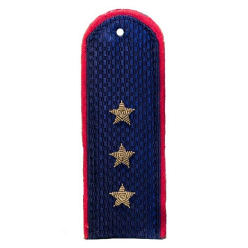 Senior MVD Sergeant Brass Shoulder Boards for New-Style Uniform