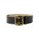 Leather Ranger Belt with Brass Buckle