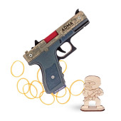 Hawk Skin Glock Rubber Band Pistol - ARMA TOYS Hawk Skin Glock Rubber Band Pistol - ARMA TOYS