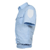 Police Shirt with Short Sleeves and Velcro Patches (MRSHL) Police Shirt with Short Sleeves and Velcro Patches (MRSHL)