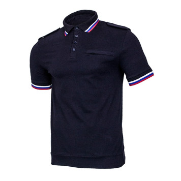 Police Polo Shirt with Short Sleeves Tricolor Type G MAGELLAN